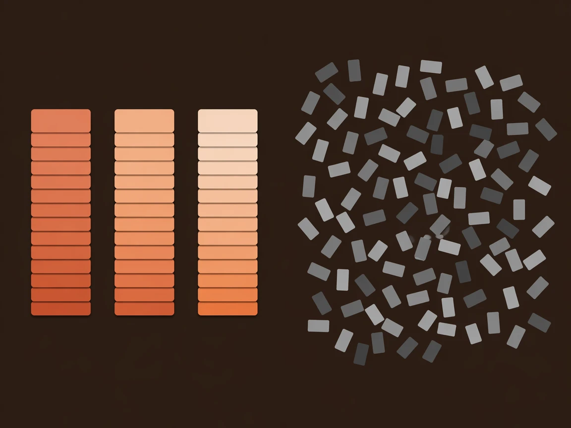 Feature-based grouping versus a flat atomic component directory