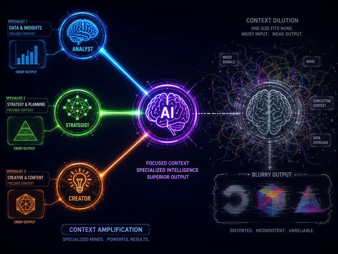 Context Dilution Breaks AI Agent Quality