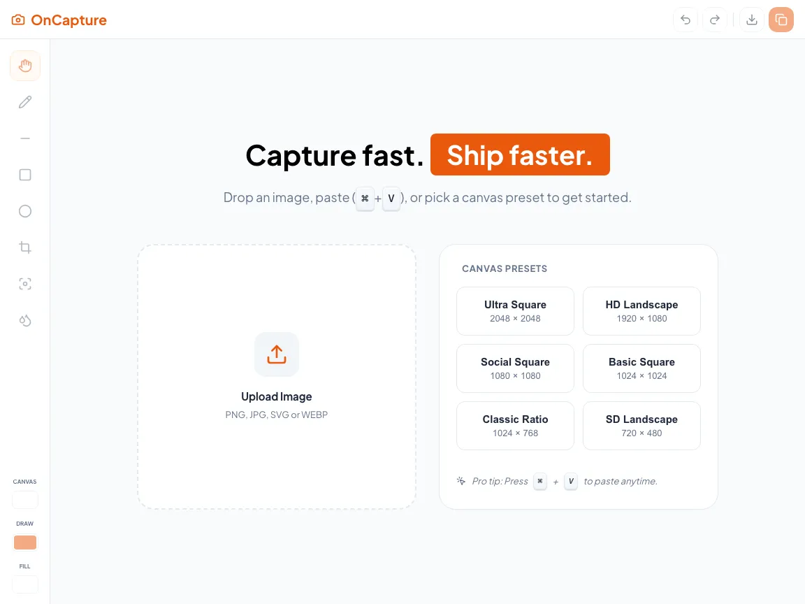 OnCapture app preview
