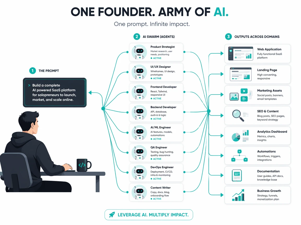 Automating a Company With AI Agent Swarms