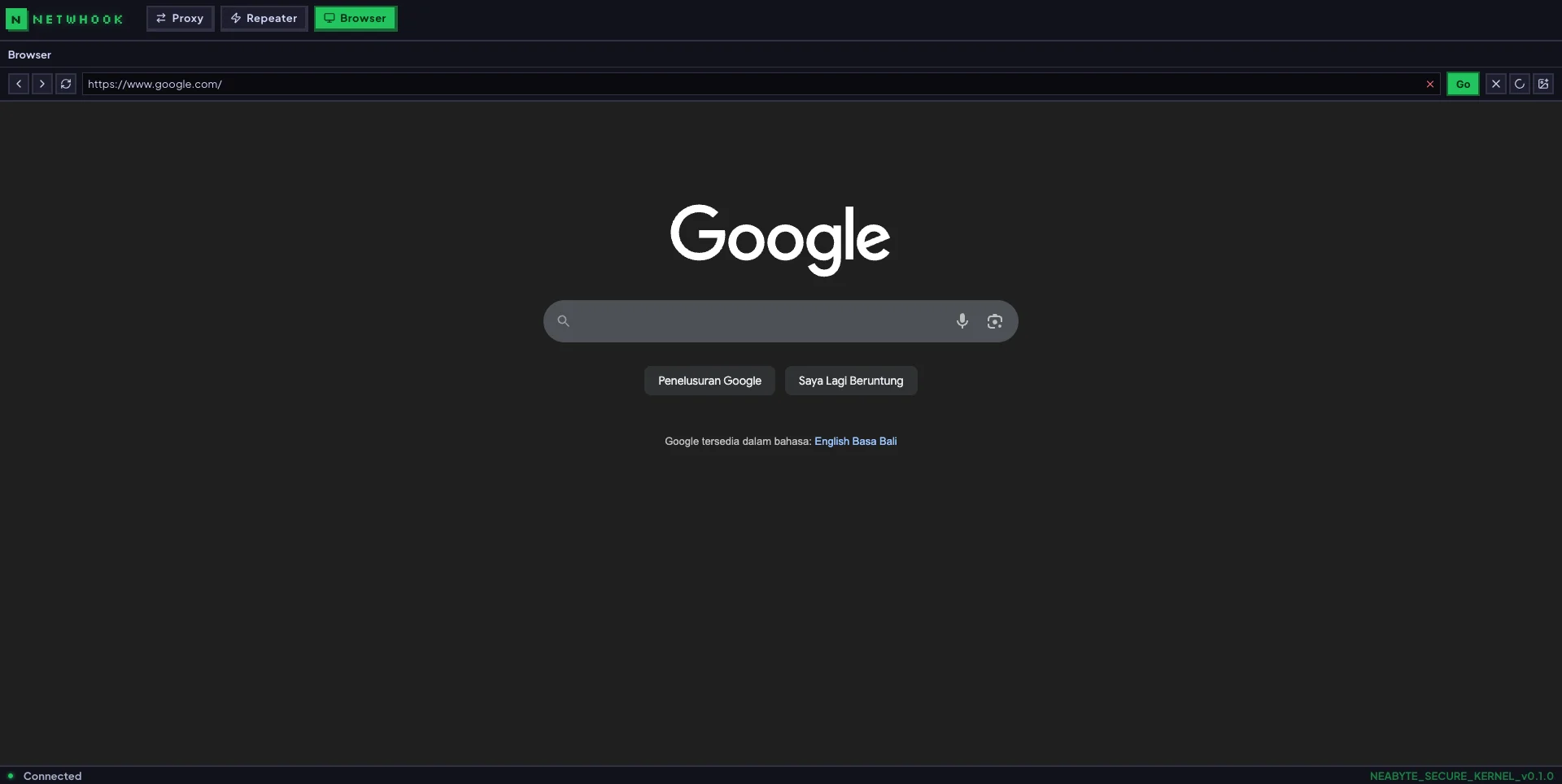 WebSocket bridge between headless browser server and the Web UI